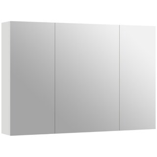 Armadietto Pensile Bagno con 3 Ante a Specchio e R