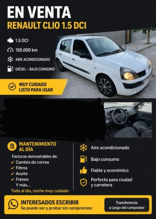 Renault Clio Diesel  ✅ 165.000km ✅