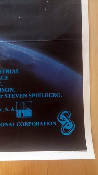Cartel Original ET el Extraterrestre (1982)