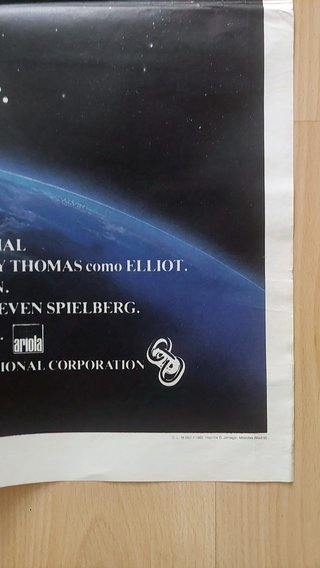 Cartel Original ET el Extraterrestre (1982)