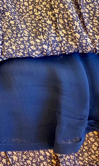 Falda Brownie Azul Talla S