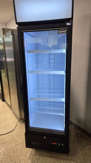Congelador Vertical Puerta Cristal