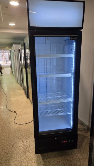 Congelador Vertical Puerta Cristal