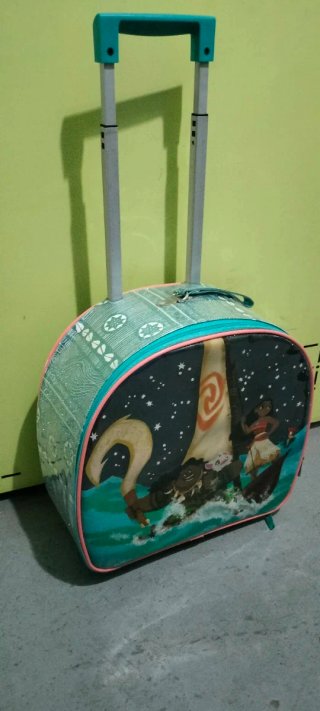 Valigia per bambini con personaggi di Pets e Vaiana