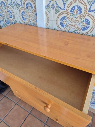 Mueble de melamina con 6 cajones