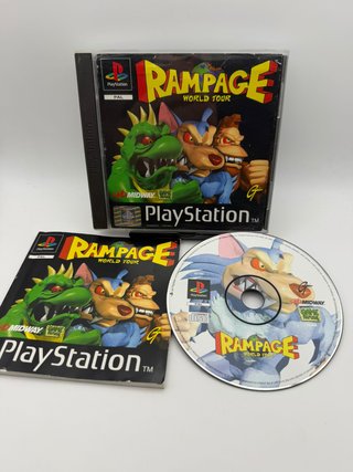 Rampage World Tour PAL PS1 Completo Manuale