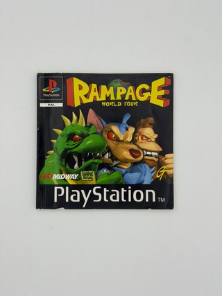 Rampage World Tour PAL PS1 Completo Manuale
