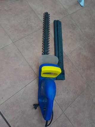 Cortasetos Eléctrico Azul y Amarillo