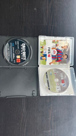 Juegos PS3: FIFA 10 y Call of Duty Ghosts