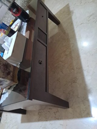 Mesa baja 120x65cm con 2 cajones