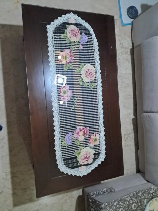 Mesa baja 120x65cm con 2 cajones