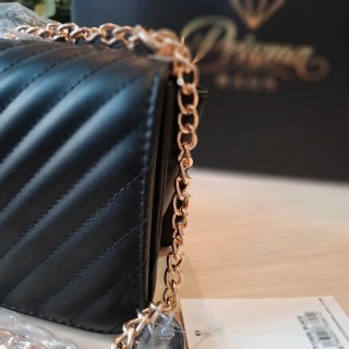 Borsa a tracolla nera da donna