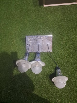Lámpara vintage 3 puntos luz