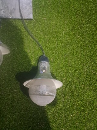 Lámpara vintage 3 puntos luz