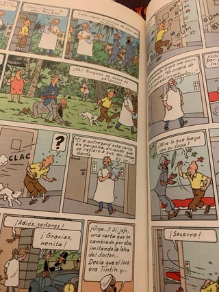 Los cigarros del faraon Tintin