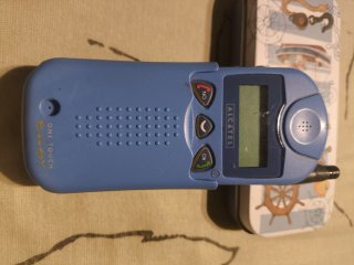 Móvil Vintage Alcatel One Touch Azul