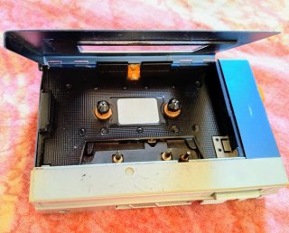 Sony Walkman TPS-L2 Azul con funda