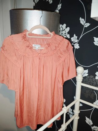 Blusa Pedro del Hierro Naranja Mandarina Talla L
