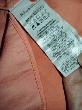 Blusa Pedro del Hierro Naranja Mandarina Talla L