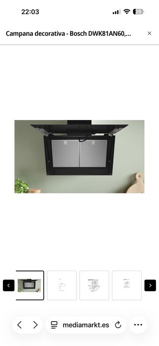 Campana Decorativa Bosch DWK81AN60