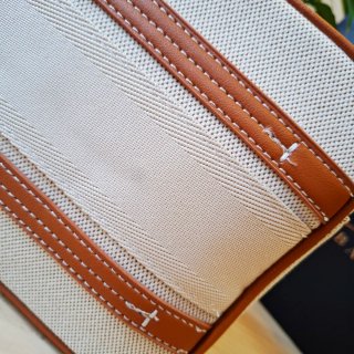 Bolso bandolera Prisma Bags beige y marrón