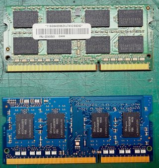 2x 4GB DDR3L 1600 RAM Portátil (Samsung + Hynix)