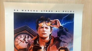 Cartel Cine Regreso al Futuro 40 Aniversario