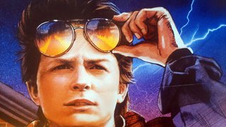 Cartel Cine Regreso al Futuro 40 Aniversario