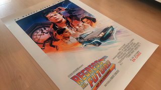 Cartel Cine Regreso al Futuro 40 Aniversario