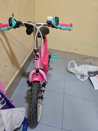 Bicicleta infantil rosa Decathlon