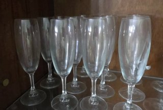 Juego de 48 copas de cristal