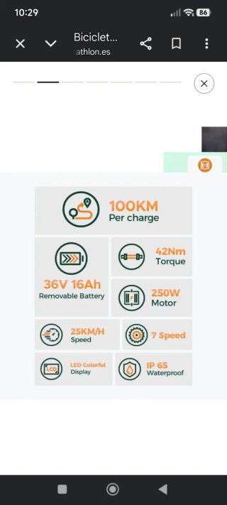 Bicicleta Eléctrica Hillmilles (Como Nueva)