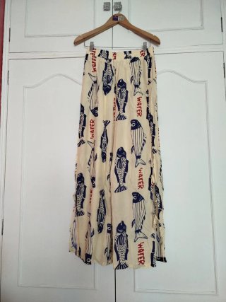Conjunto Top y Pantalón Talla S. AZUL. SHEIN