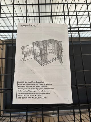 Jaula para perro negra