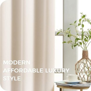 Cortinas Opacas Beige MRTREES 140x240 (2uds)