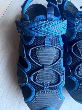 Sandalias Chiruca niño azul/gris