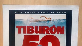 Cartel Cine Tiburón 50 Aniversario