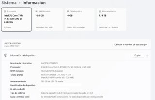 Lenovo Legion Y530-15ICH Portátil Gaming