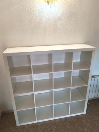 Estantería Kallax Ikea Blanca 4x4 16 huecos