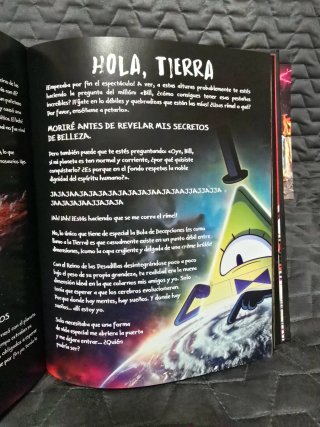 El libro de Bill -Gravity Falls con postales