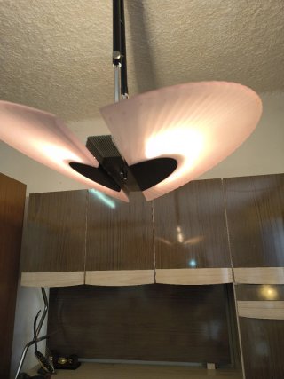Lampadario Vintage Anni '50-'60 Ventaglio