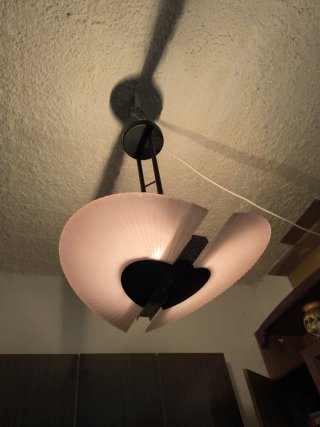 Lampadario Vintage Anni '50-'60 Ventaglio