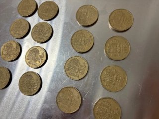 Lote 16 monedas 500 pesetas 1988-1989