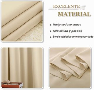 Cortina Opaca Beige 300x245