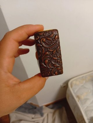 Tabaquera Vintage Cuero Málaga