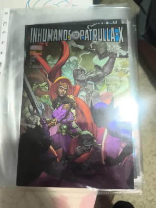 INHUMANOS VS PATRULLA X Y MUERTE DE X