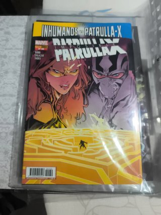 INHUMANOS VS PATRULLA X Y MUERTE DE X
