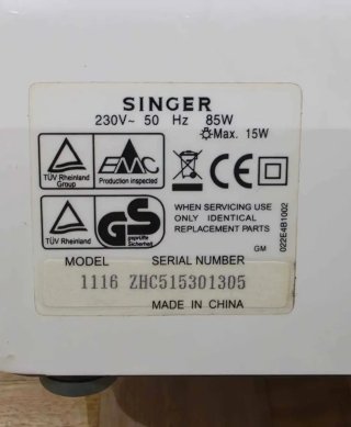 Máquina de coser Singer poco uso