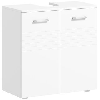 Mobile Sottolavabo per Bagno a 2 Ante, Armadietto