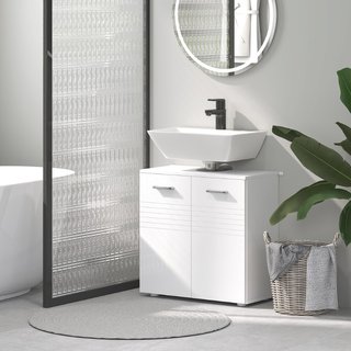 Mobile Sottolavabo per Bagno a 2 Ante, Armadietto